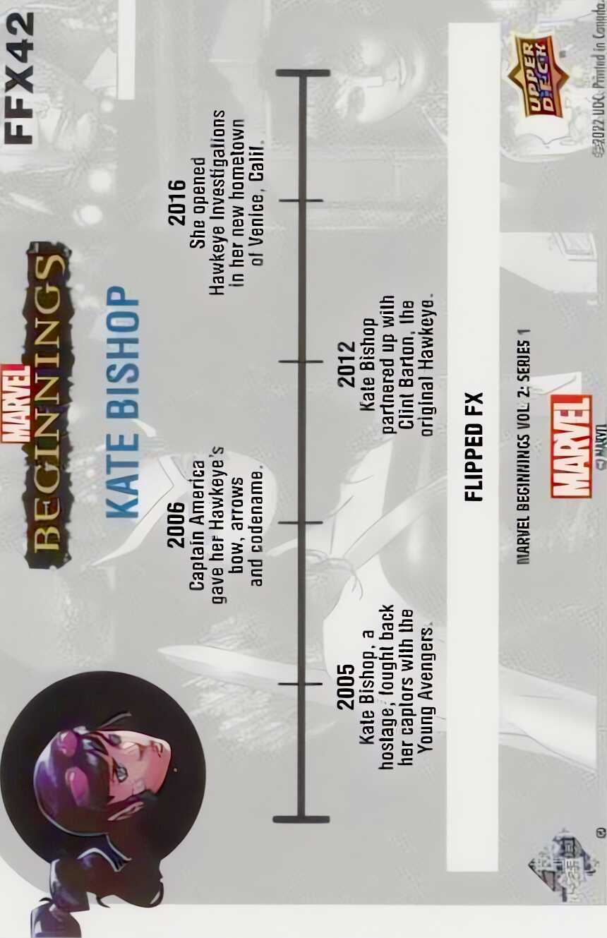 Kate Bishop back card image