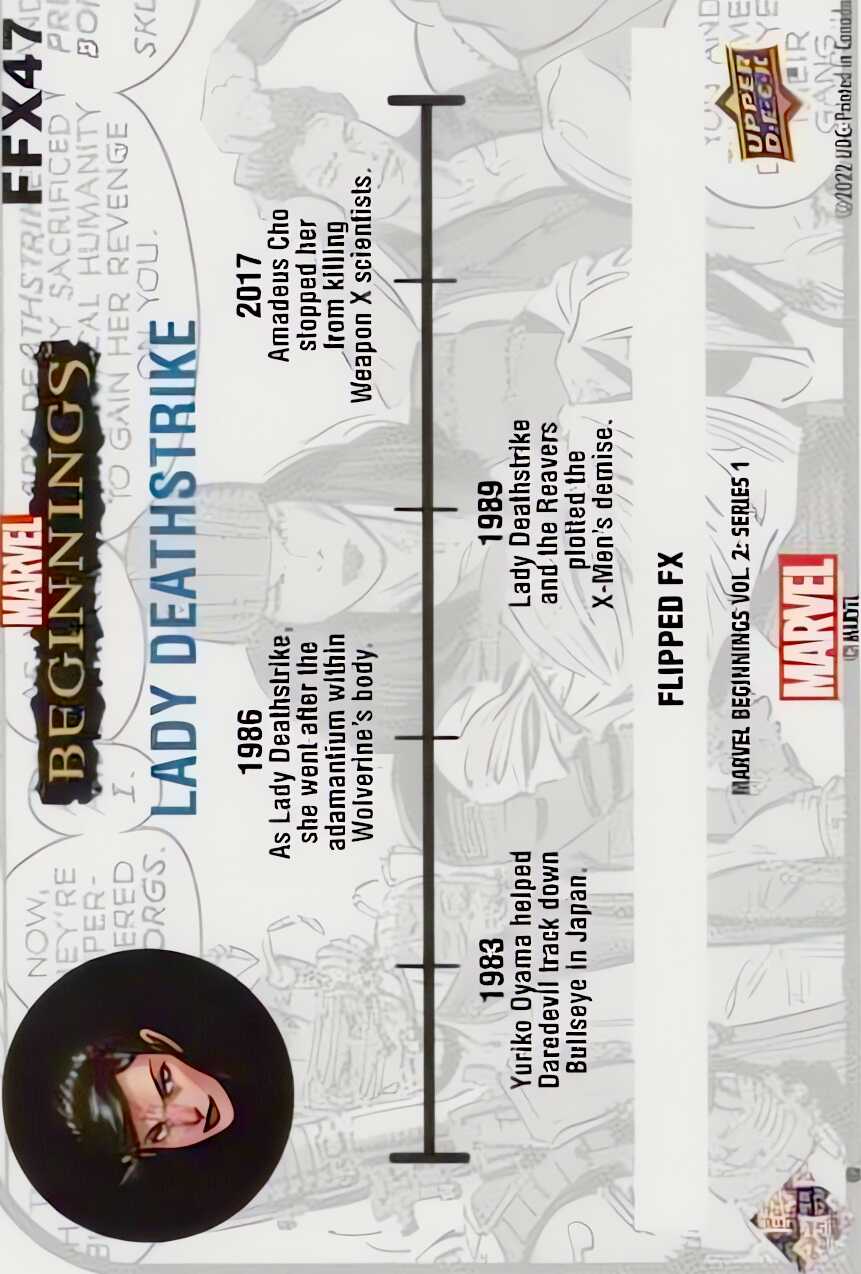 Lady Deathstrike back card image