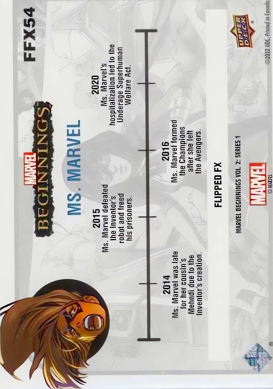 Ms. Marvel back card image