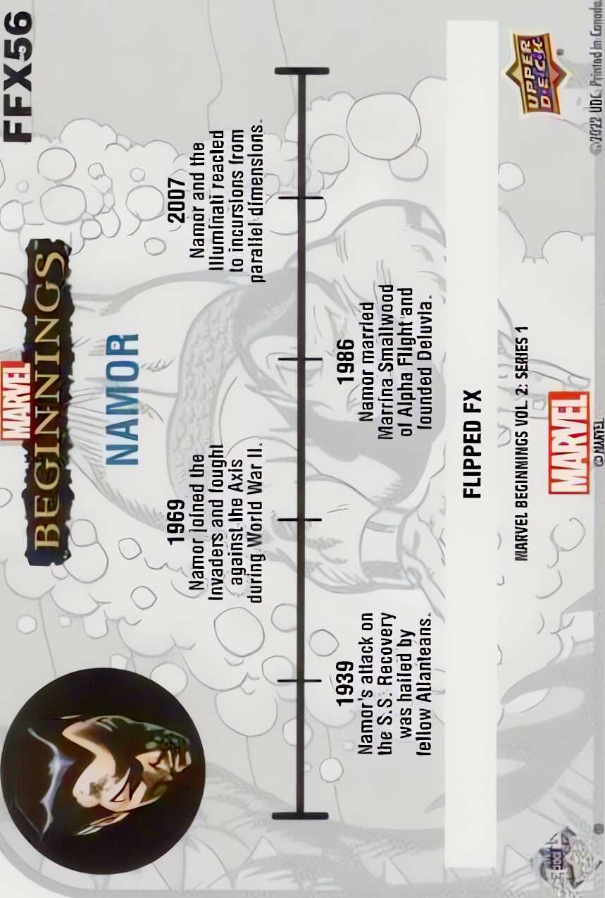 Namor back card image