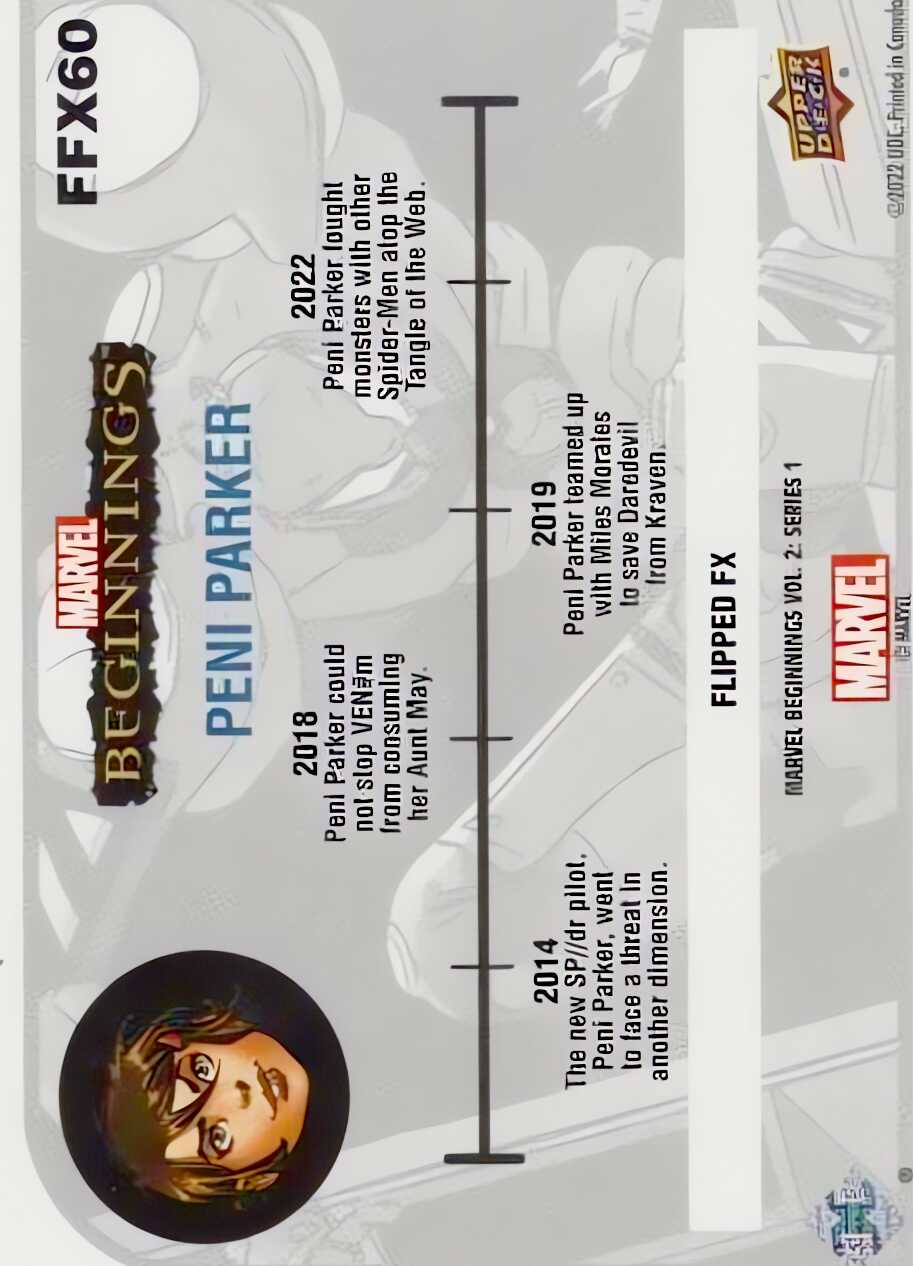 Peni Parker back card image