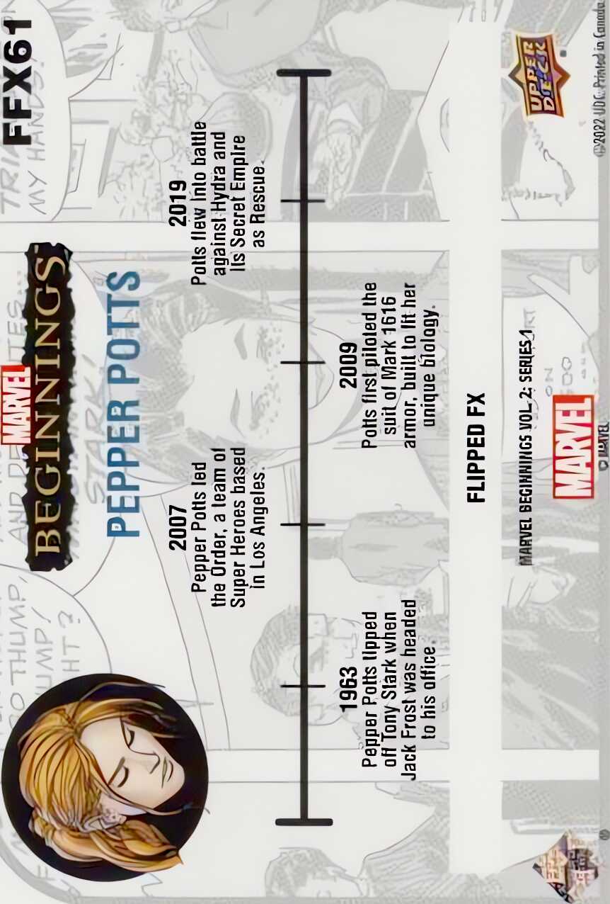 Pepper Potts back card image