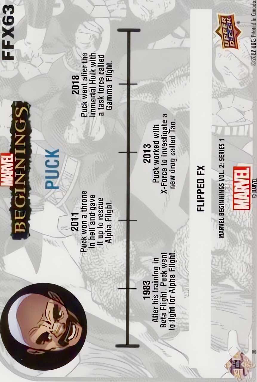 Puck back card image
