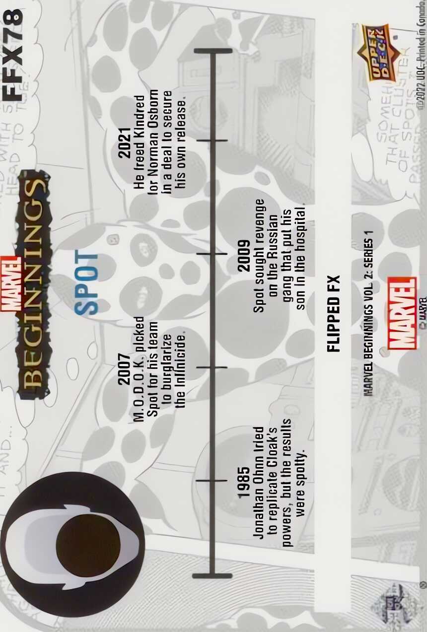 Spot back card image