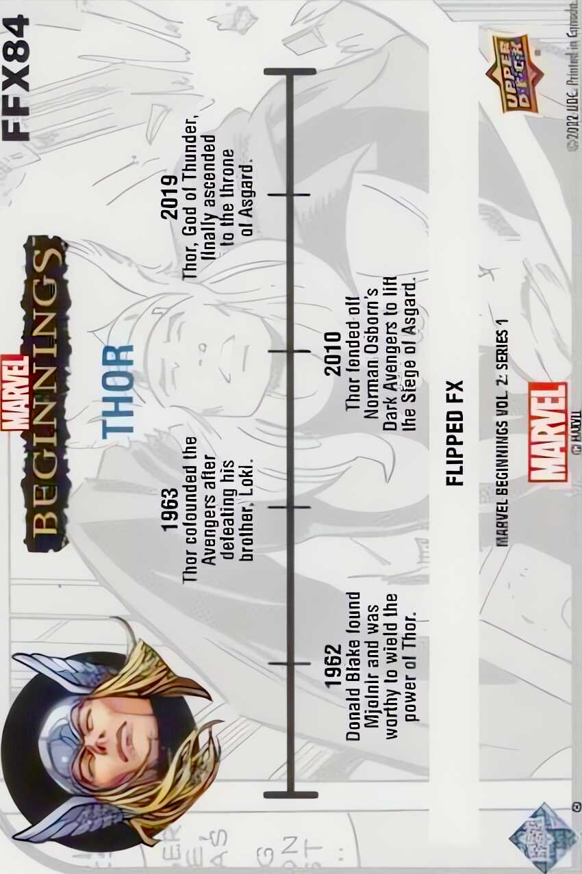 Thor back card image