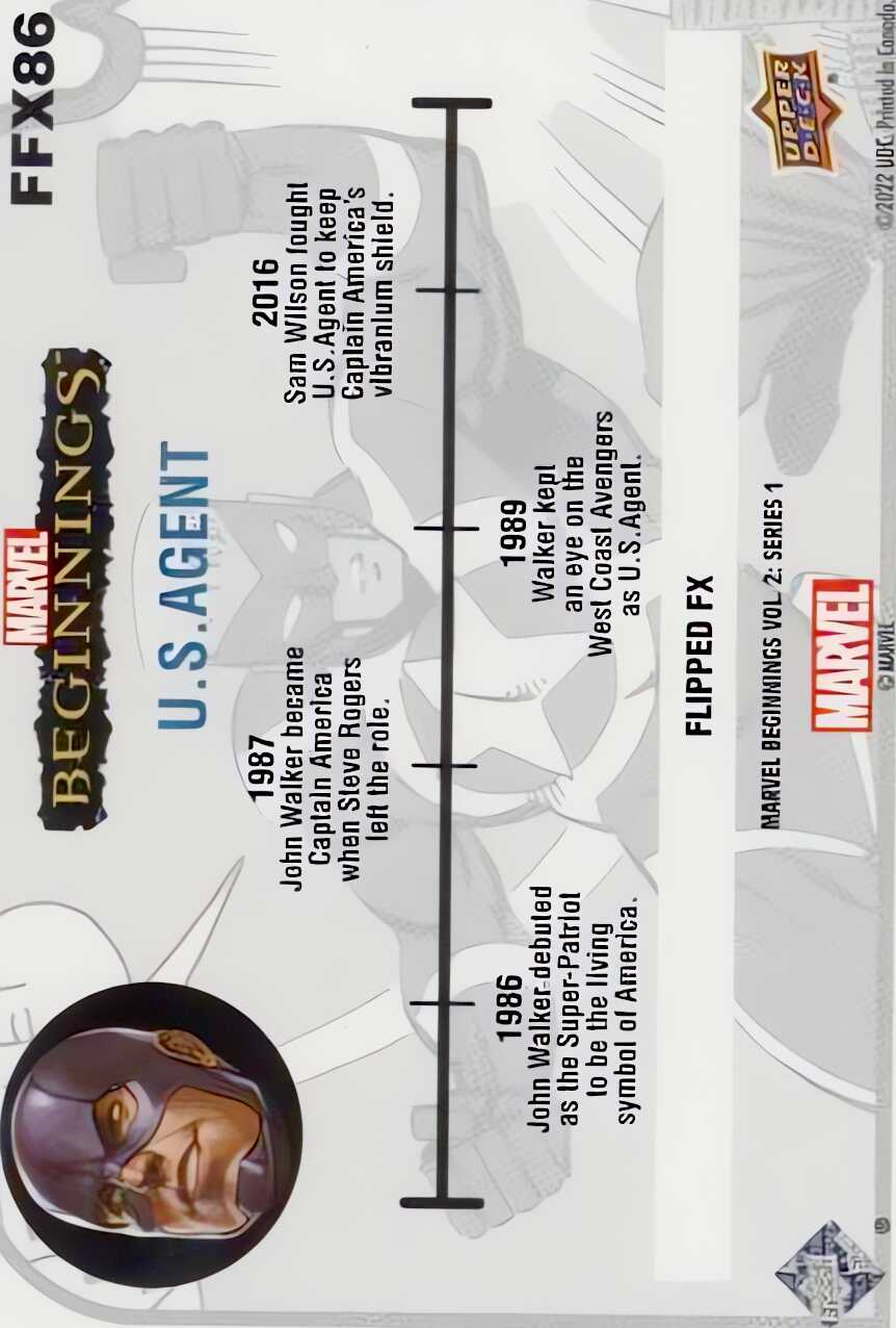 U.S. Agent back card image