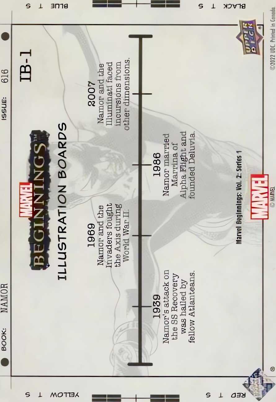 Namor back card image