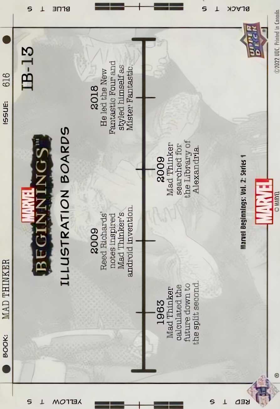 Mad Thinker back card image