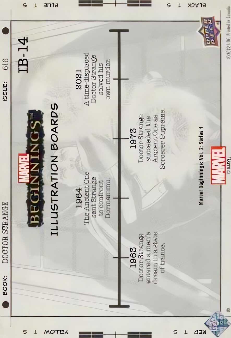 Doctor Strange back card image