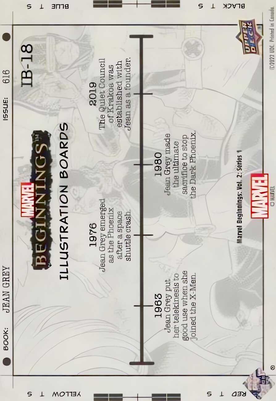 Jean Grey back card image