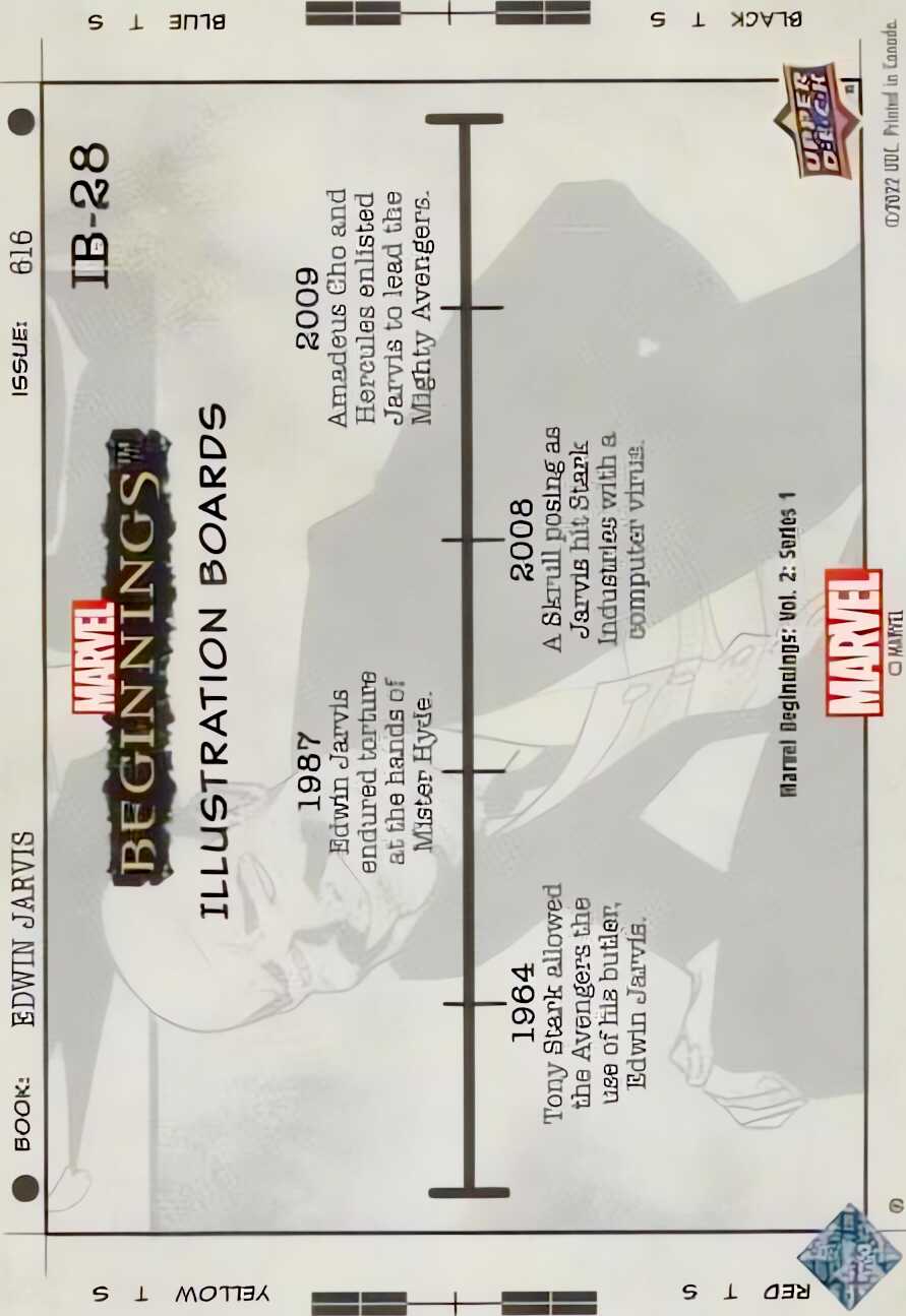 Edwin Jarvis back card image