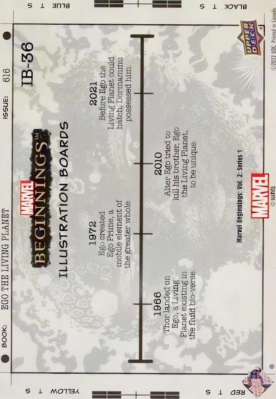 Ego The Living Planet back card image