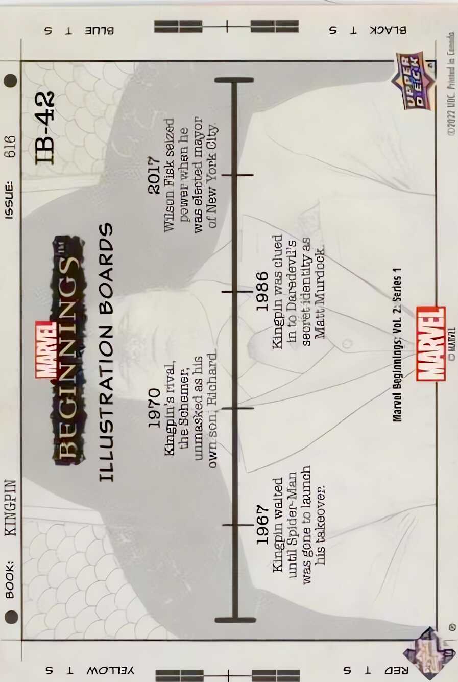 Kingpin back card image