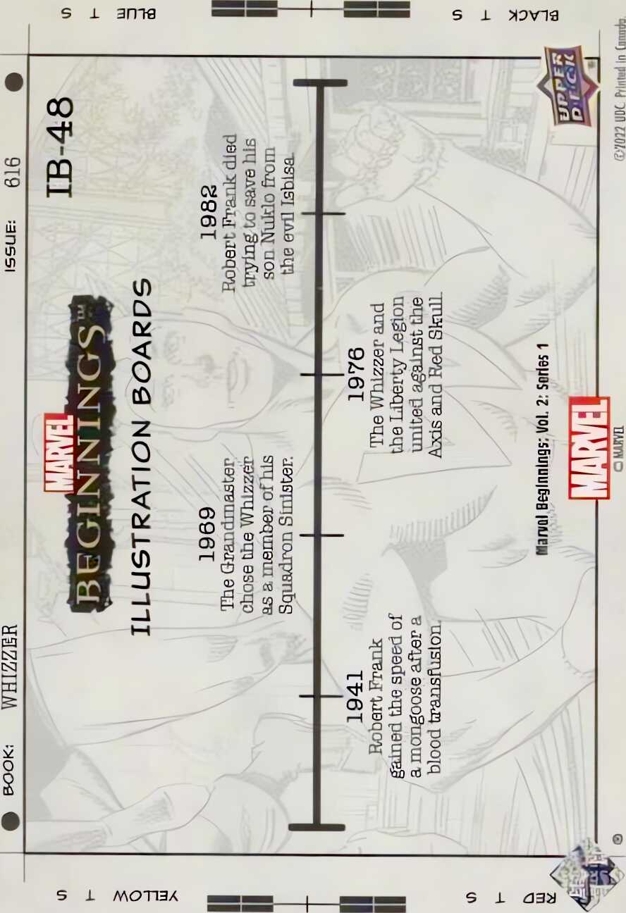 Whizzer back card image