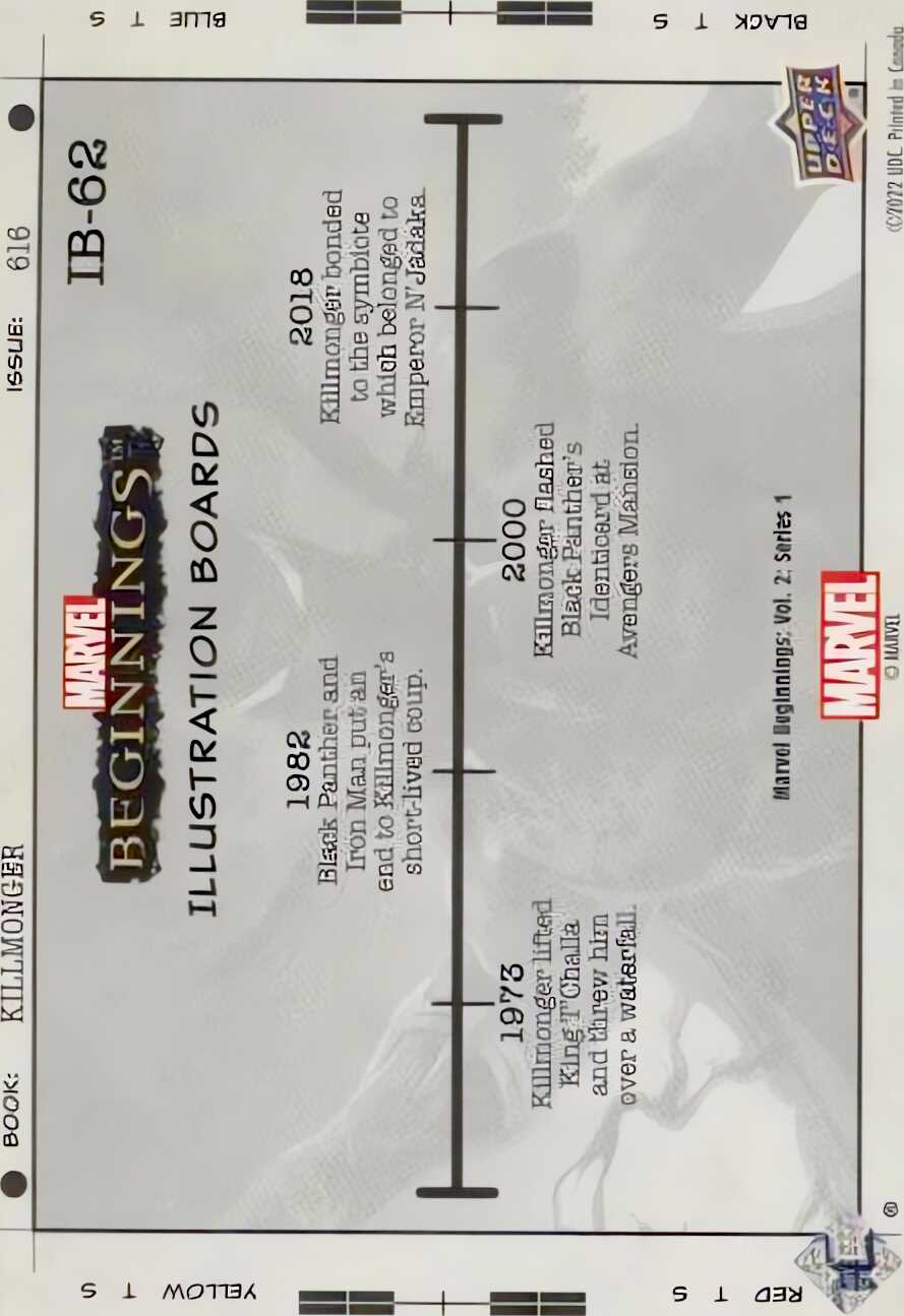 Killmonger back card image