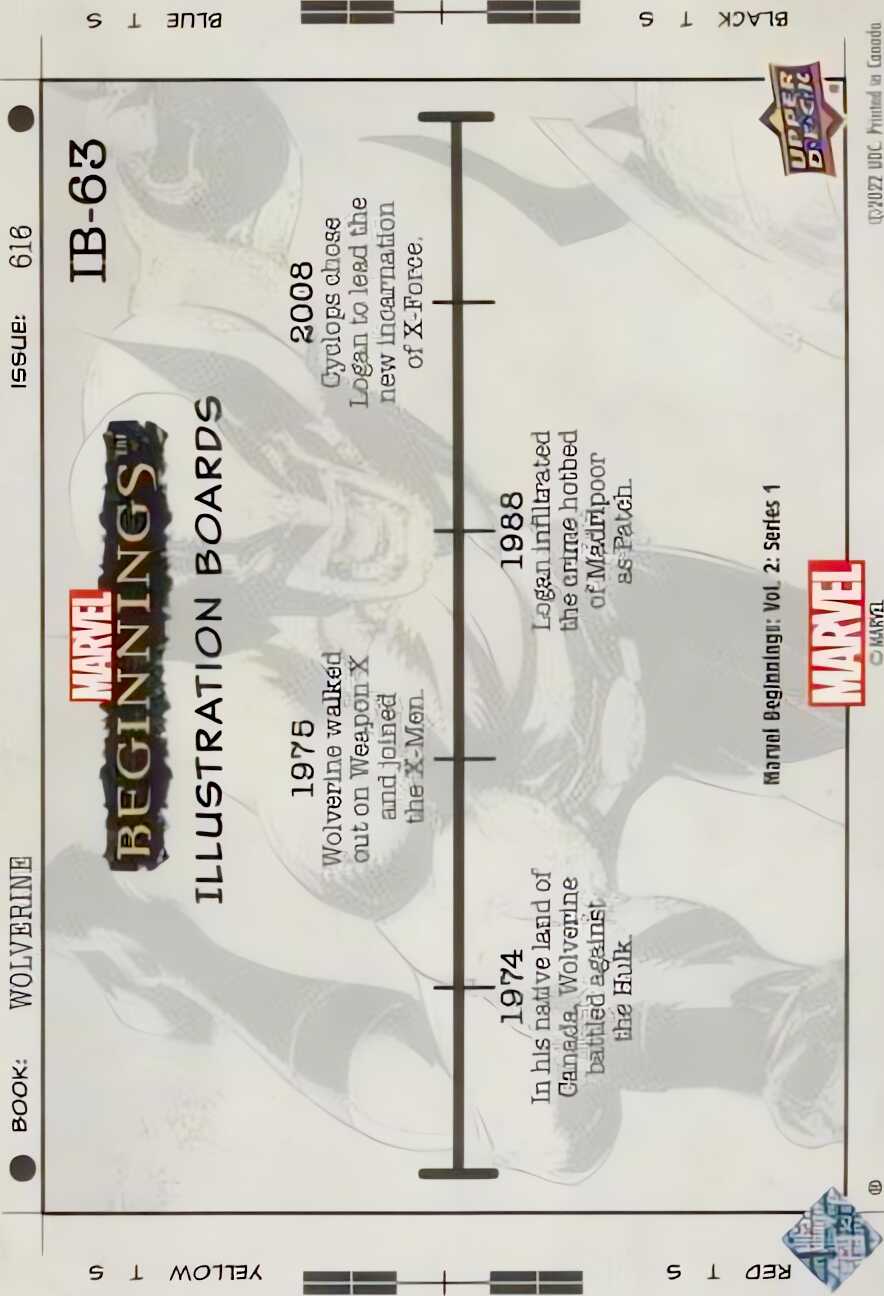 Wolverine back card image