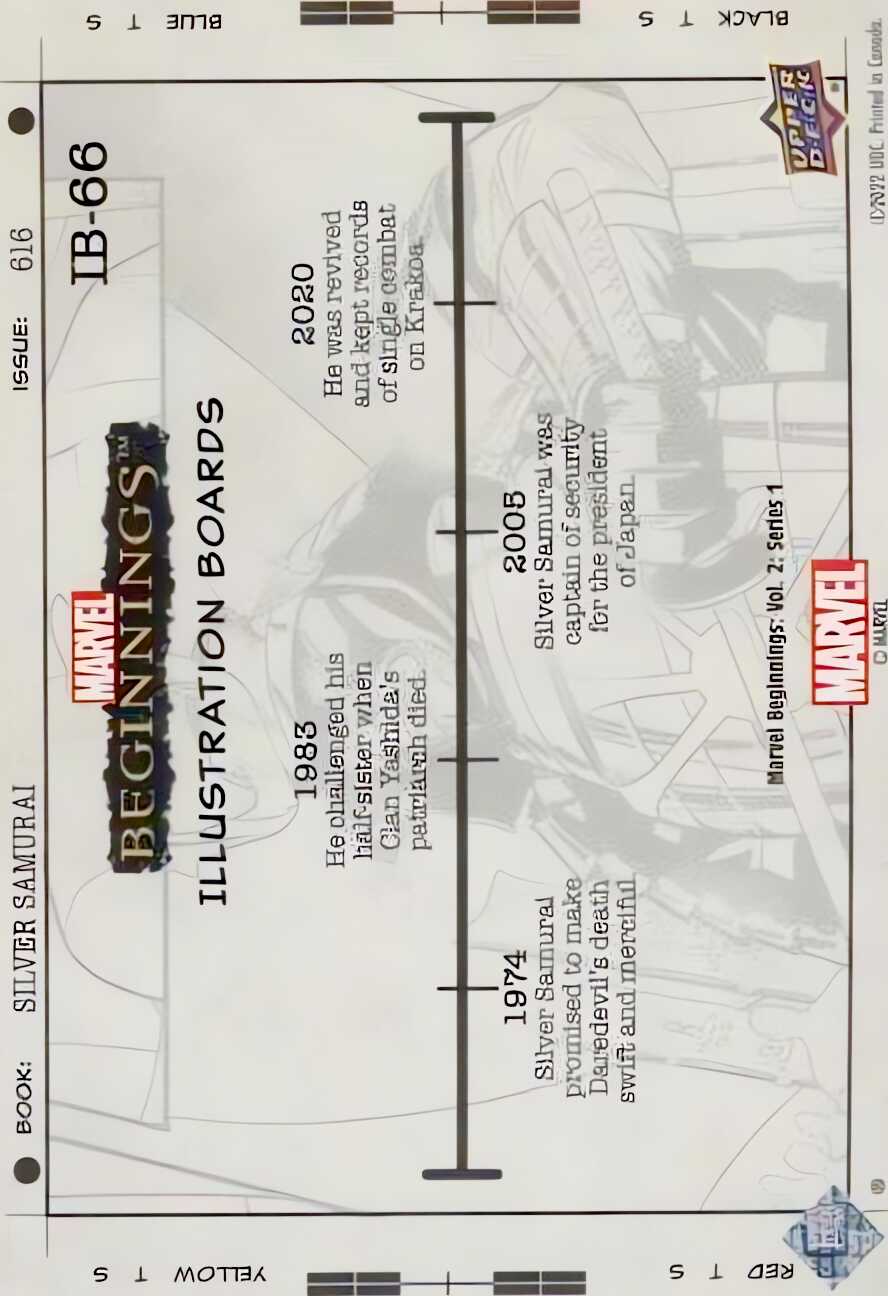 Silver Samurai back card image