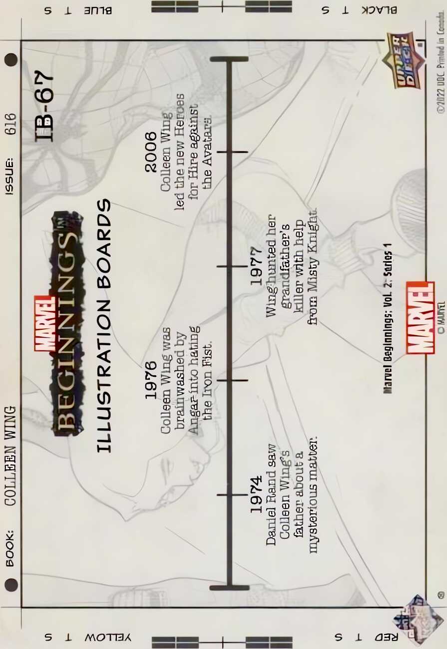 Colleen Wing back card image