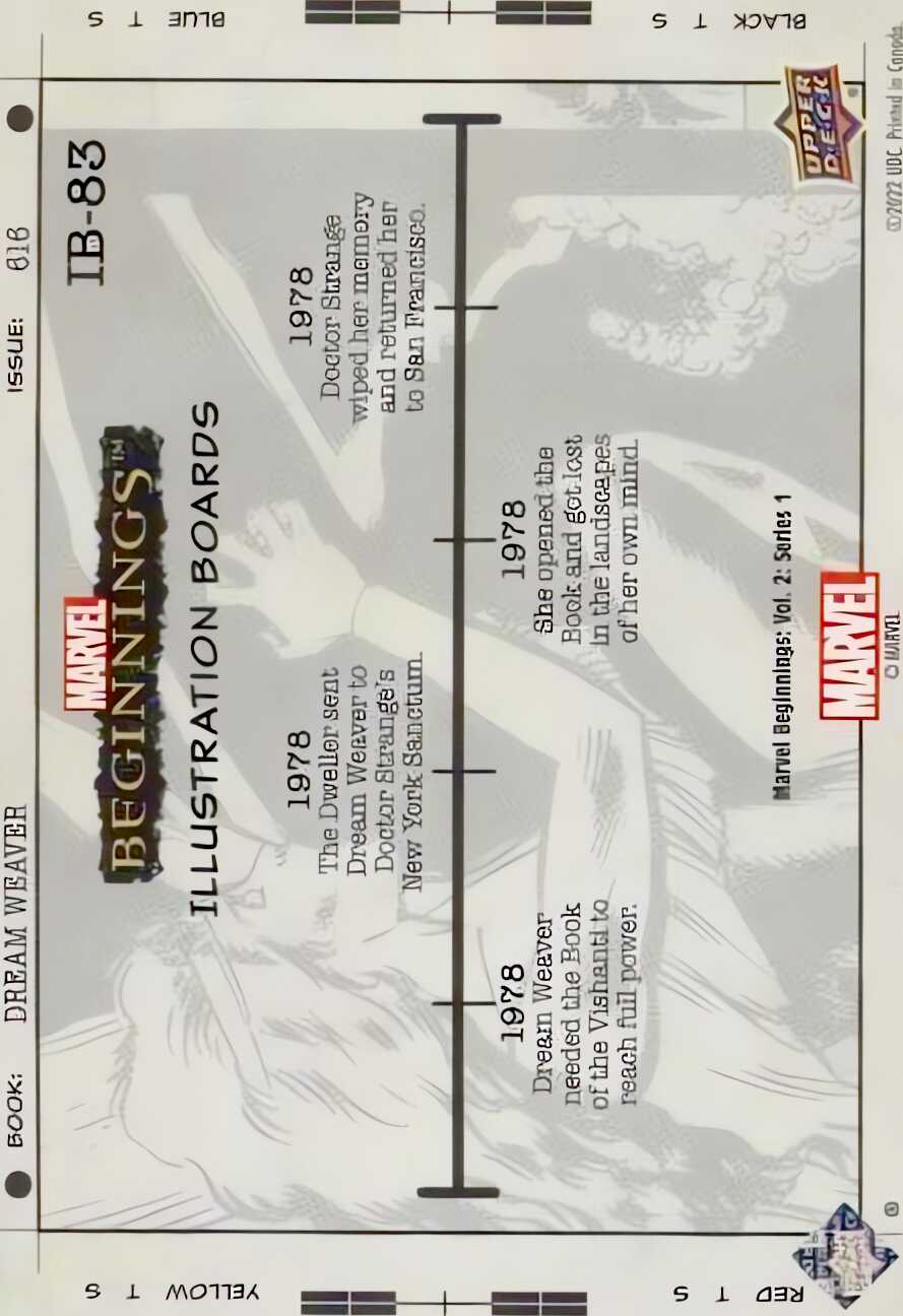 Dream Weaver back card image
