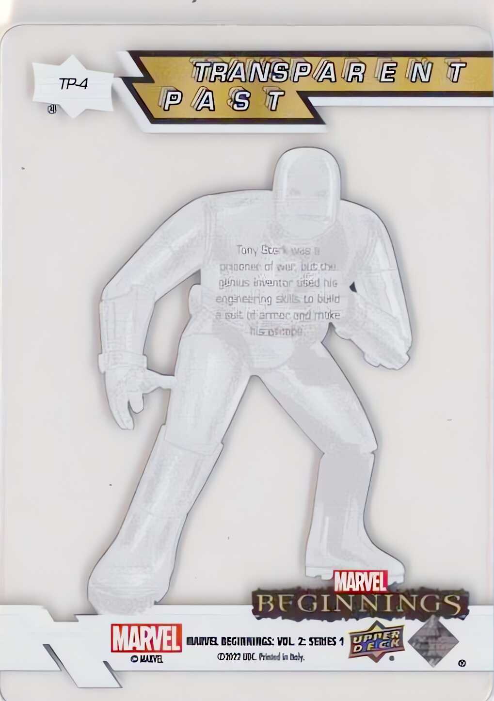 Iron Man back card image