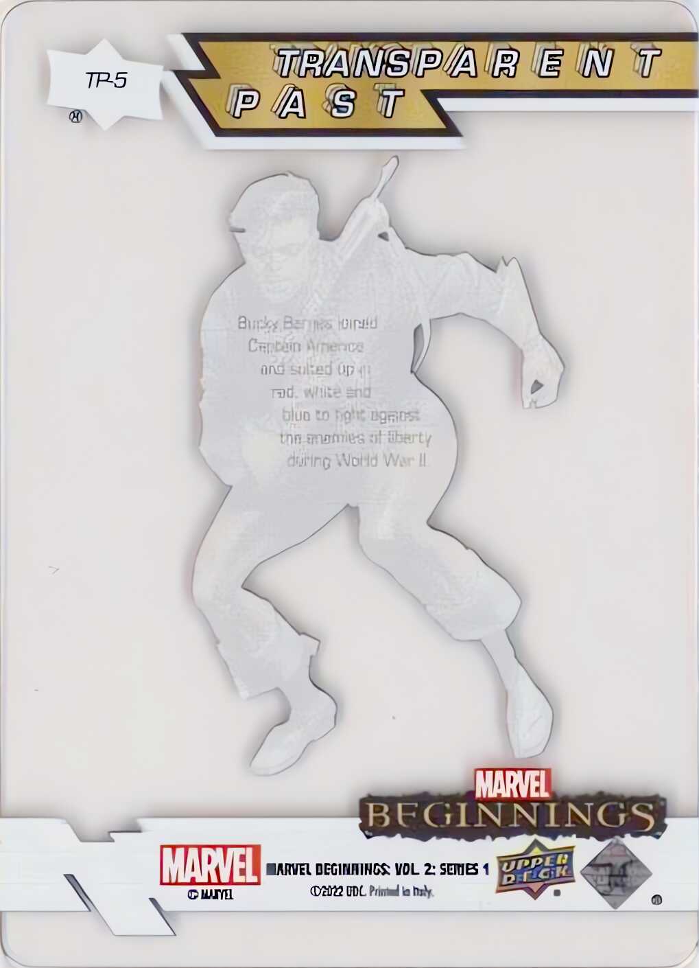 Bucky Barnes back card image