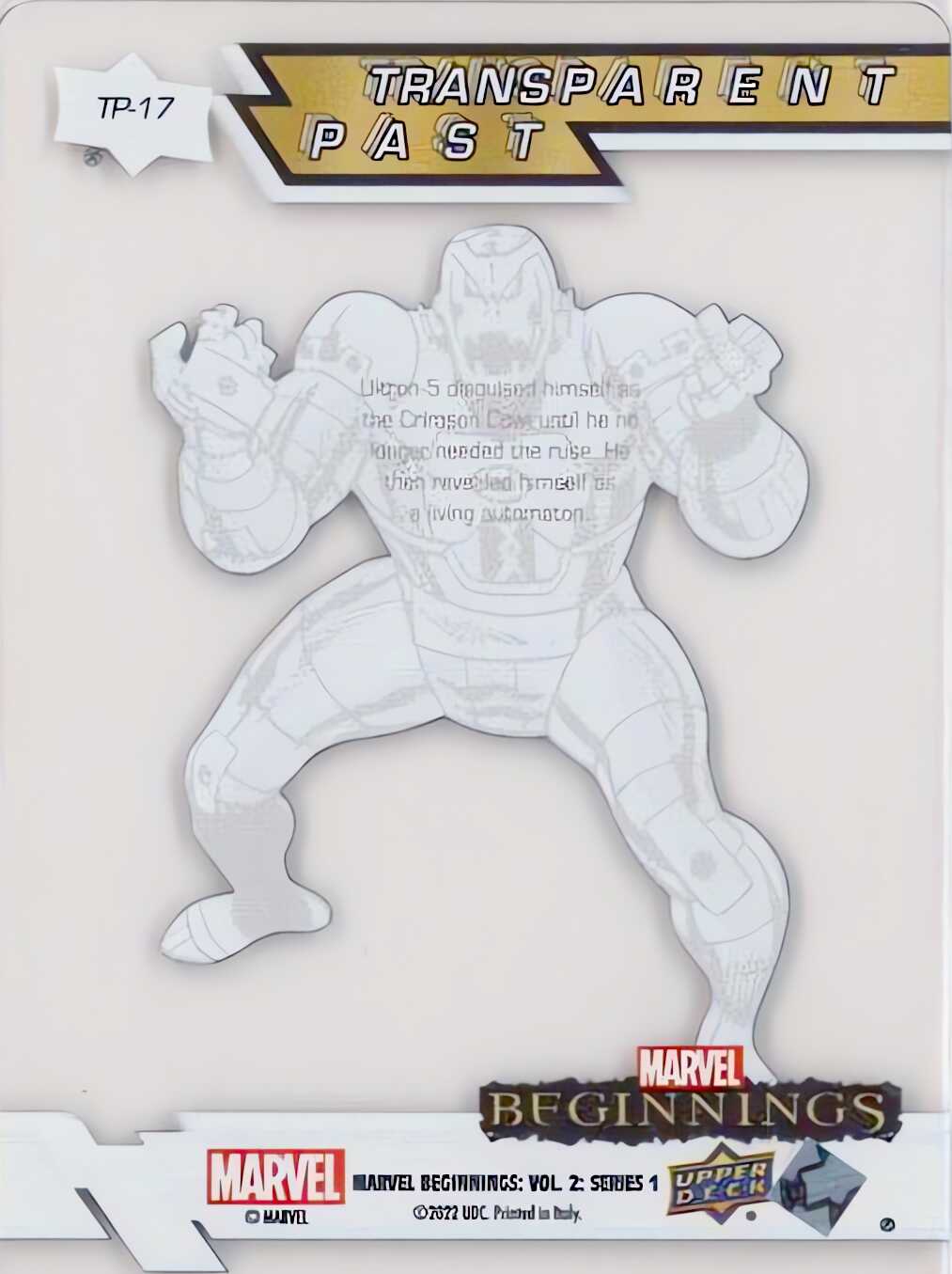 Ultron back card image