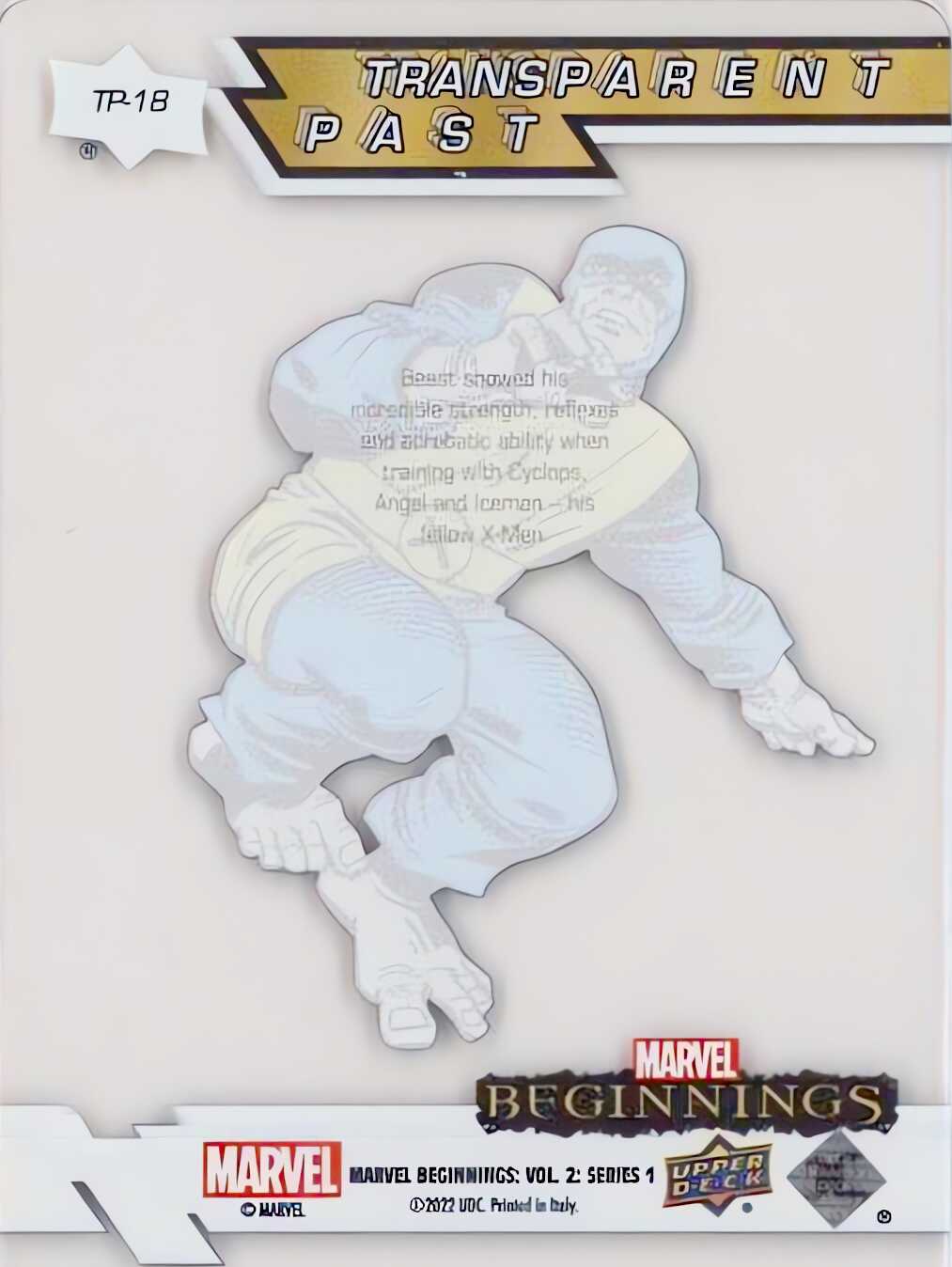 Beast back card image