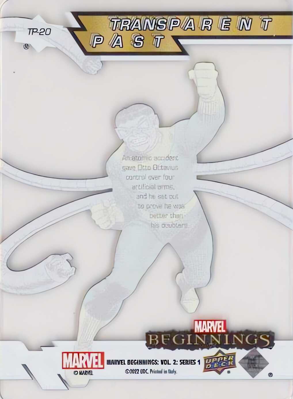 Doctor Octopus back card image