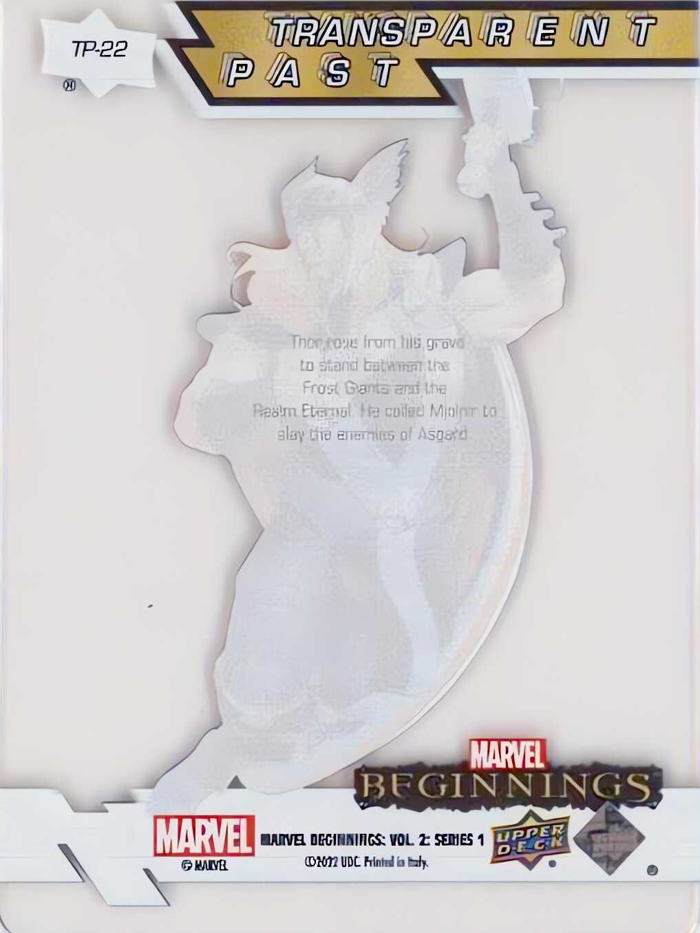 Thor back card image