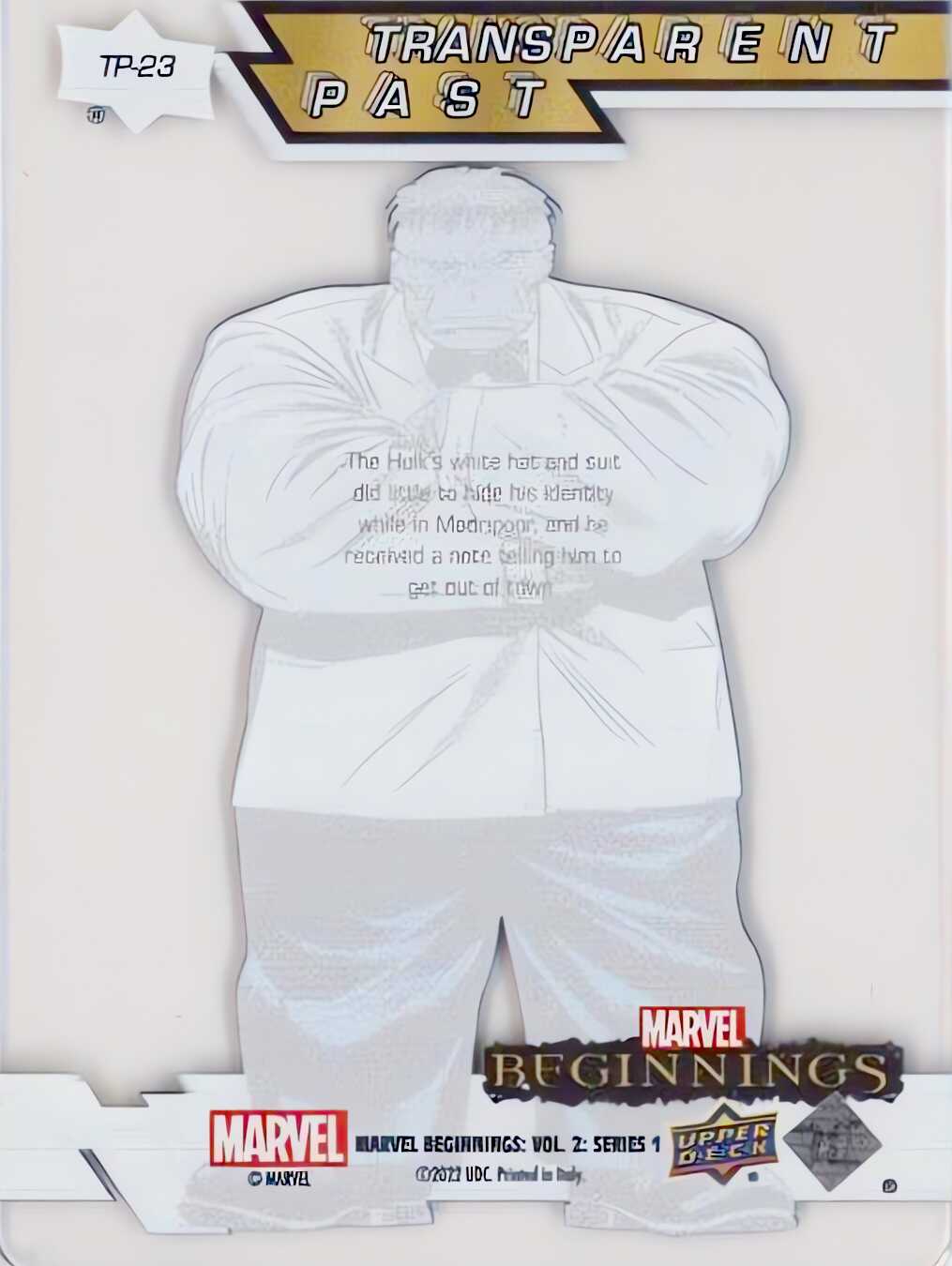Hulk back card image