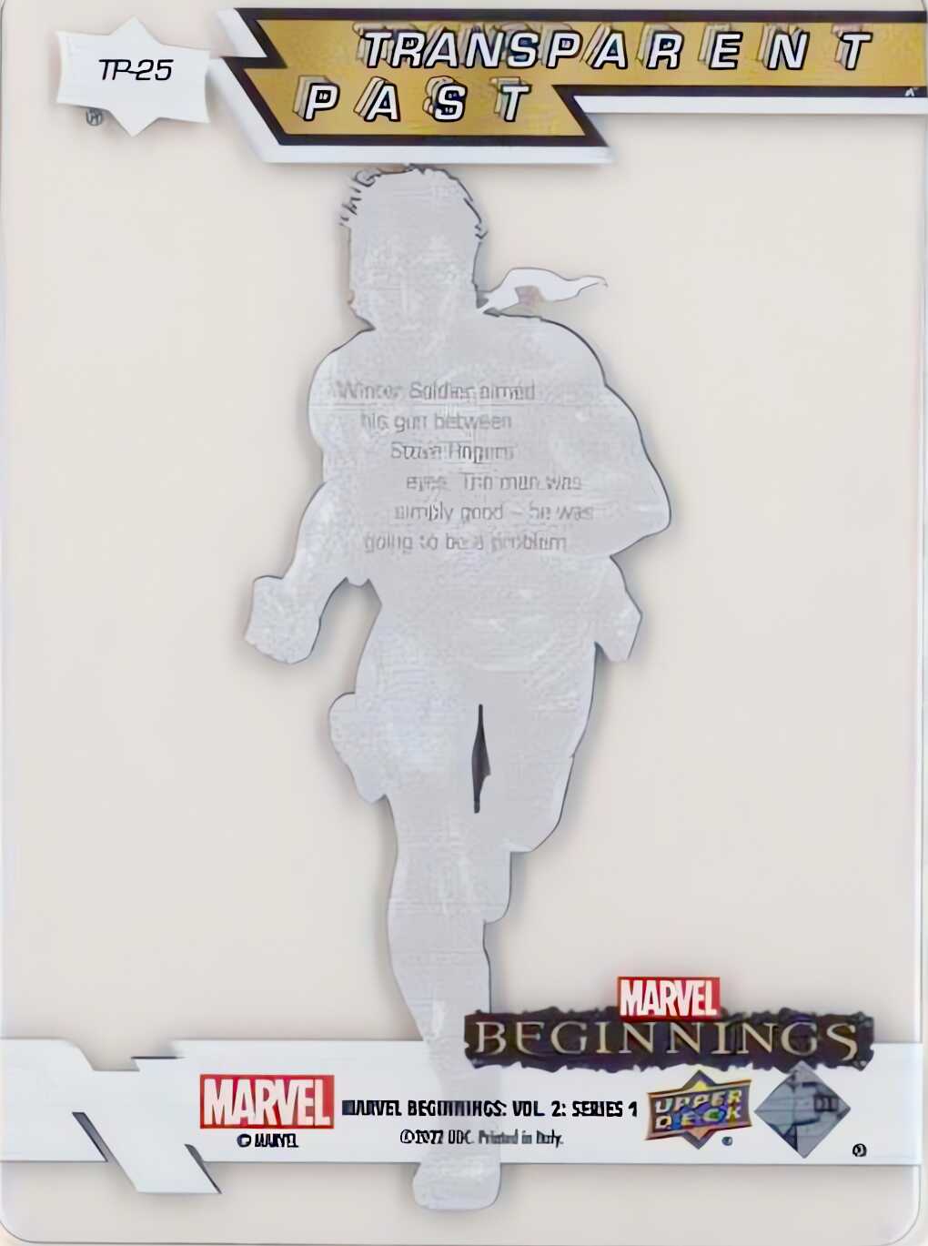 Bucky Barnes back card image