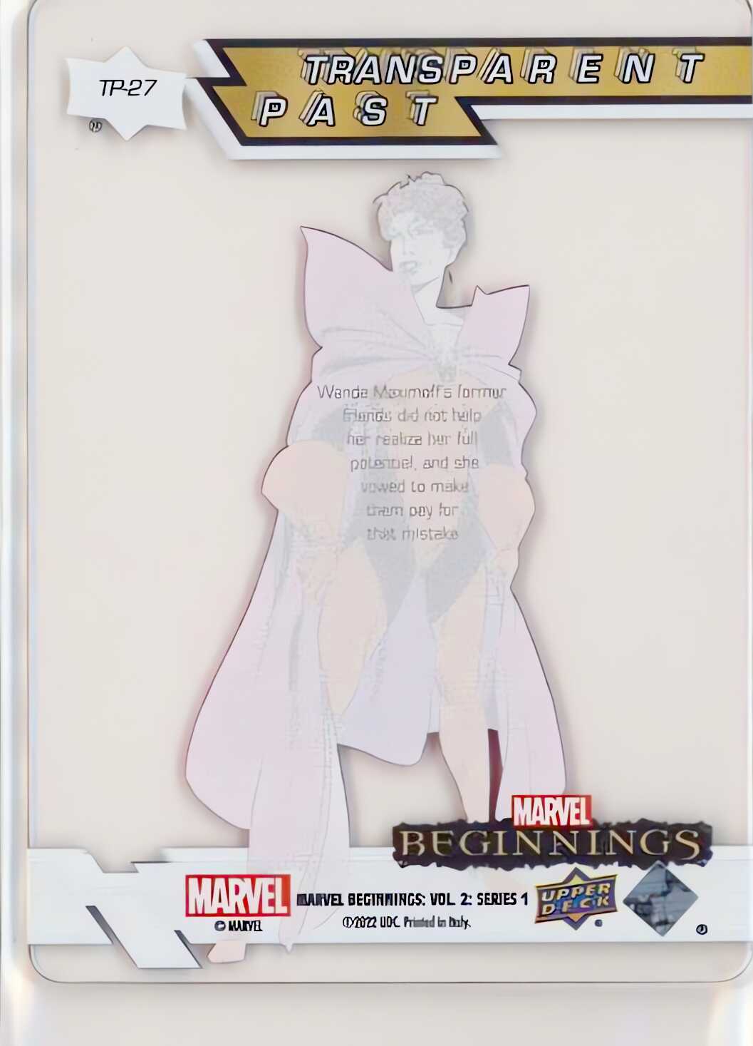 Scarlet Witch back card image