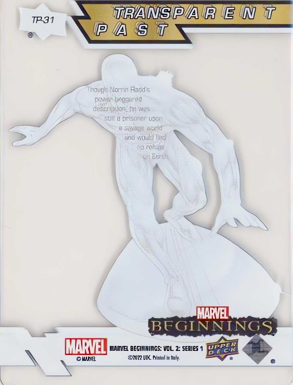 Silver Surfer back card image