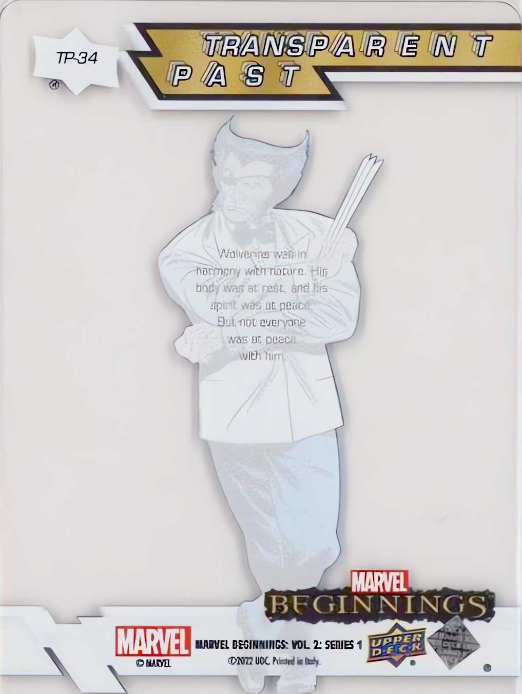 Wolverine back card image
