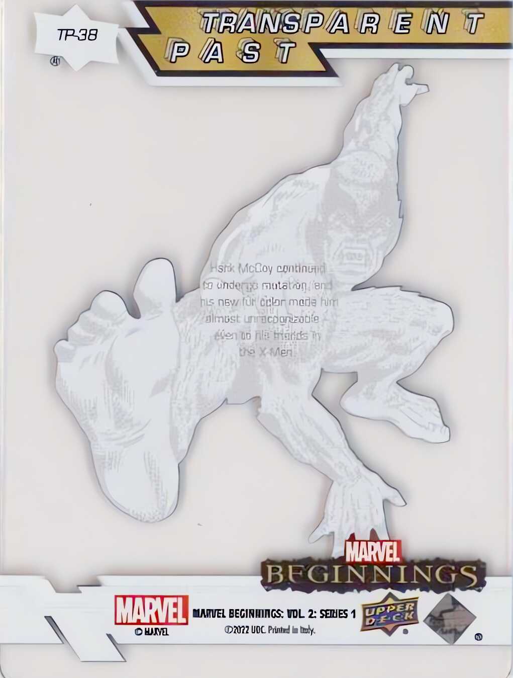 Beast back card image