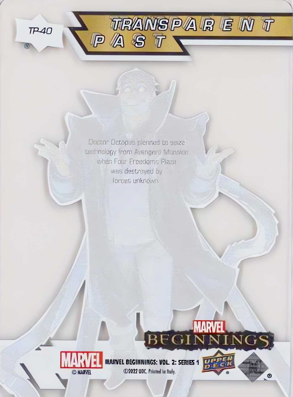 Doctor Octopus back card image
