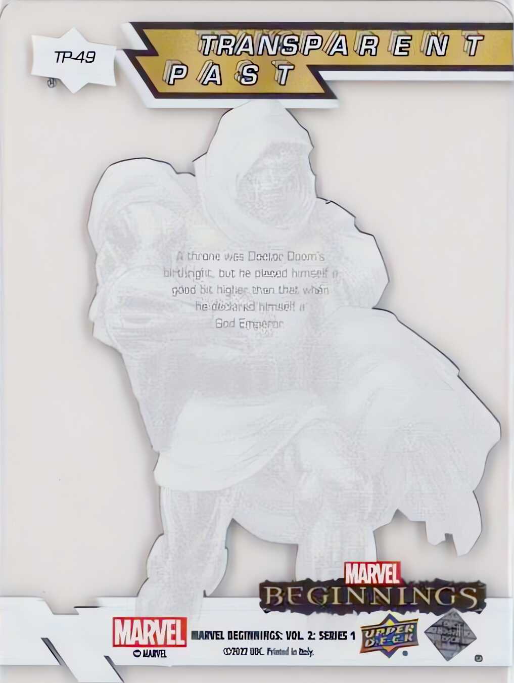 Doctor Doom back card image