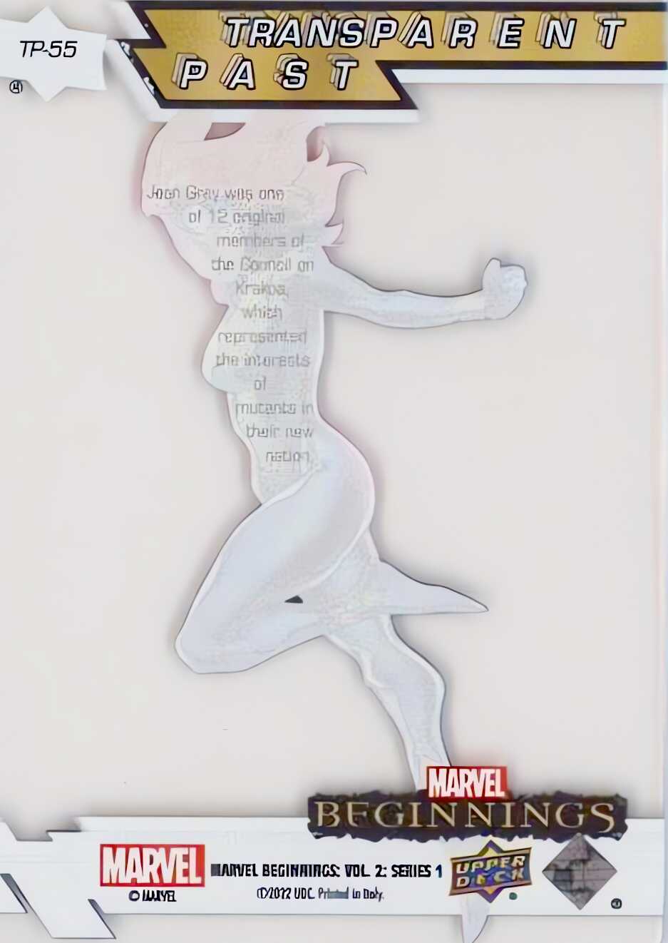 Jean Grey back card image