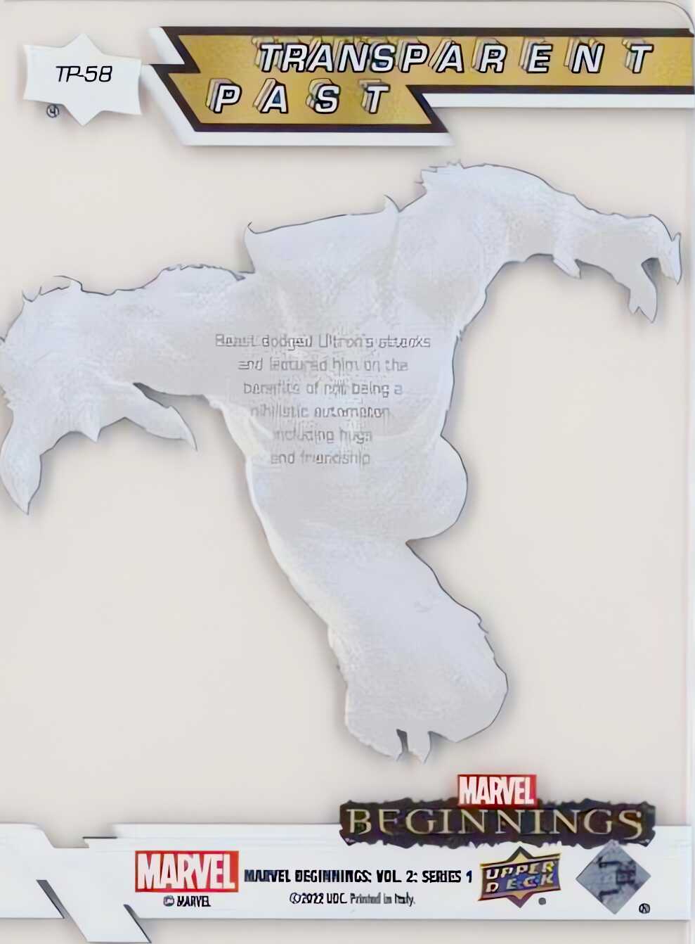 Beast back card image
