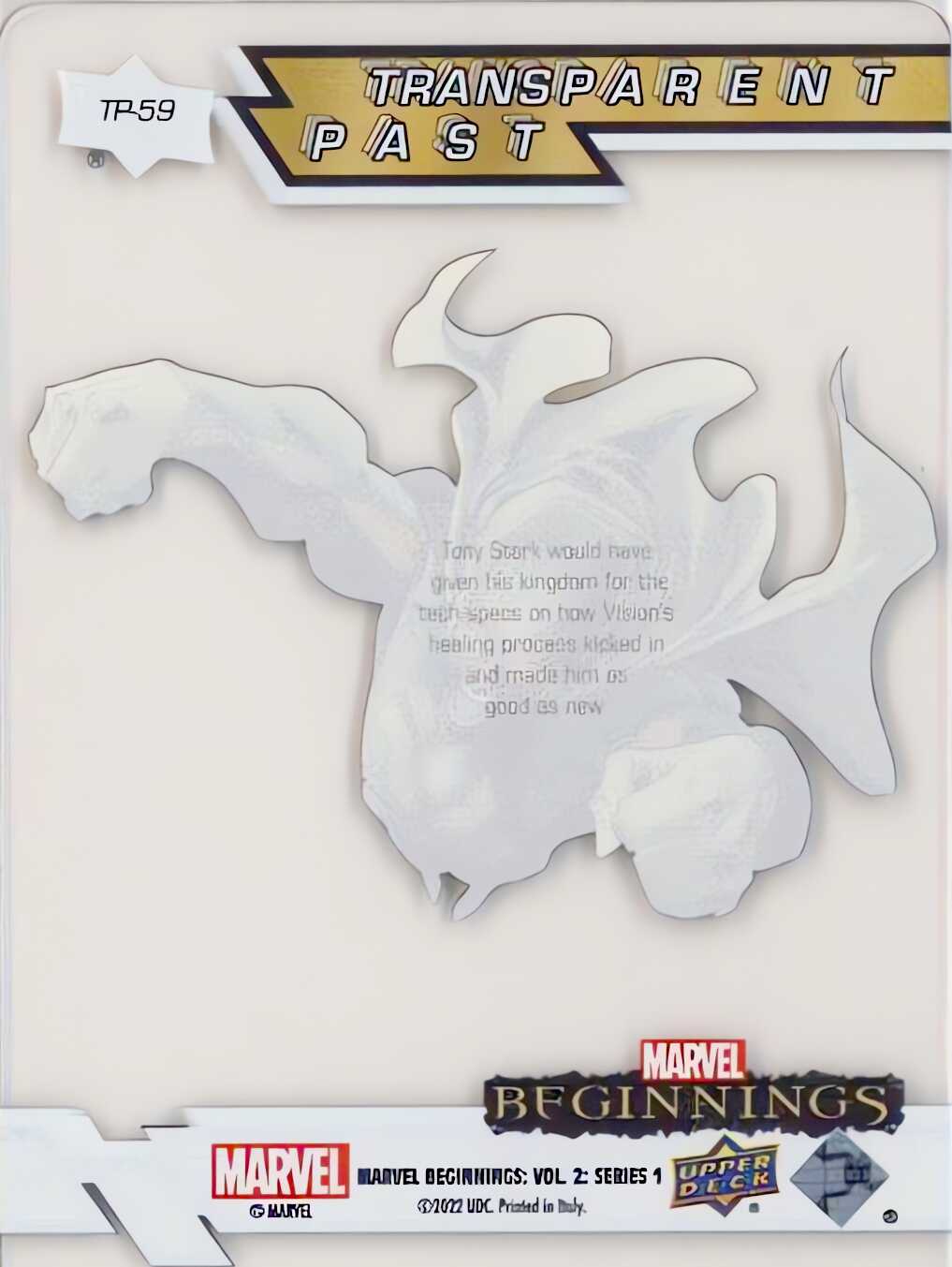 Vision back card image