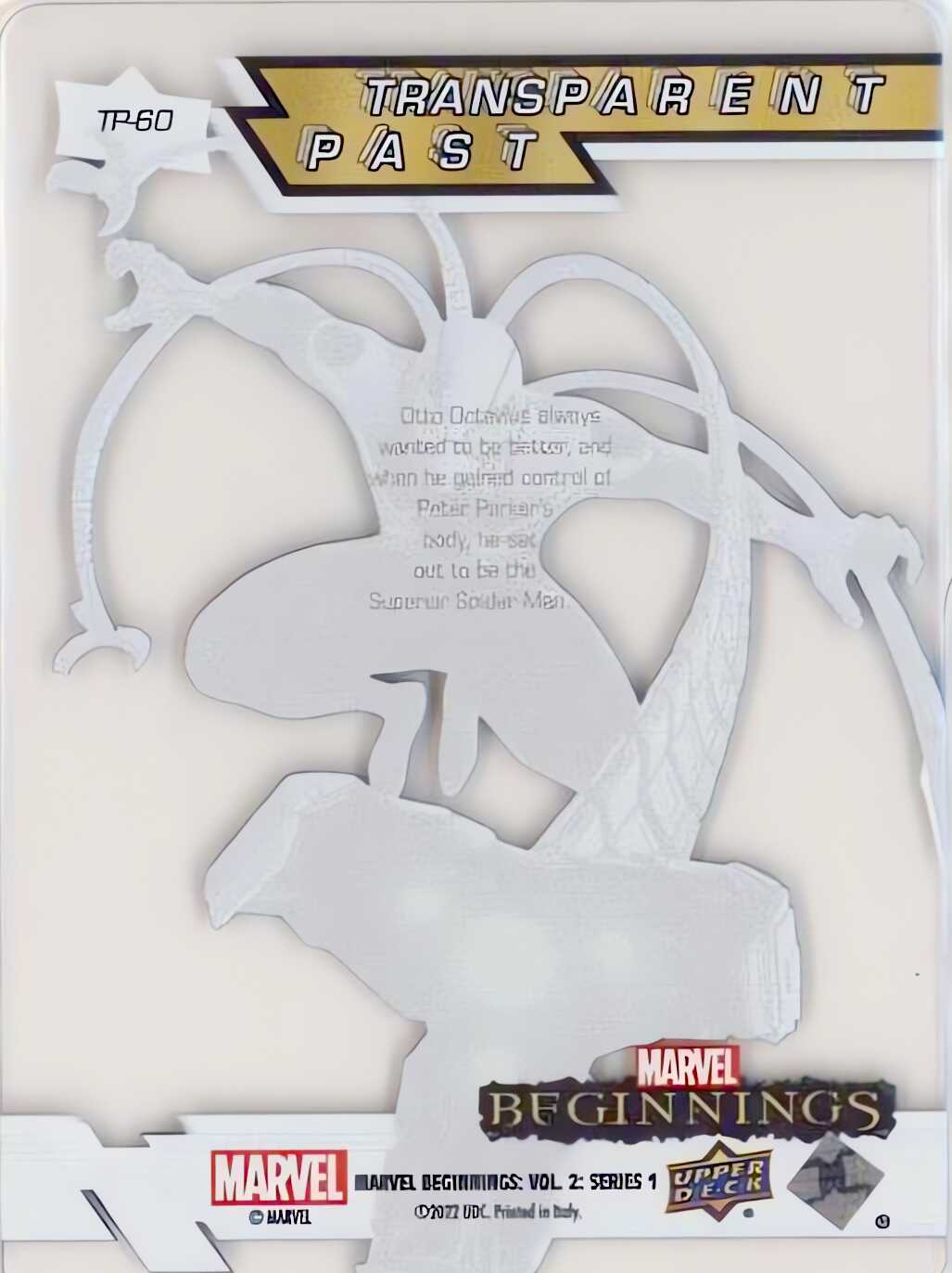 Doctor Octopus back card image