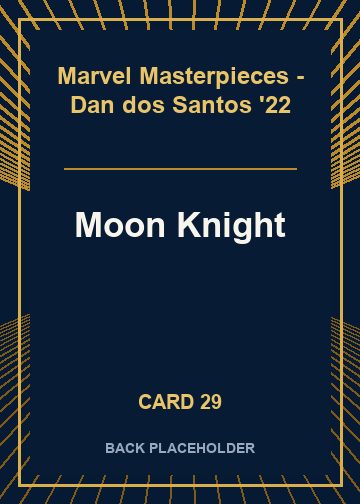 Moon Knight back artwork