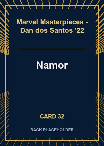Namor back artwork