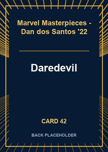 Daredevil back card image