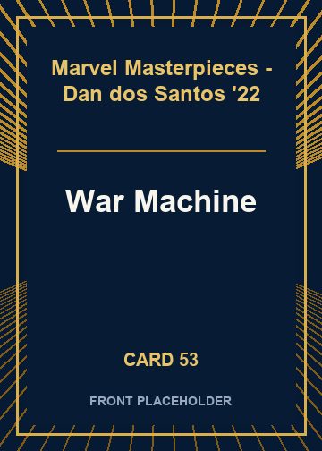 War Machine front card image