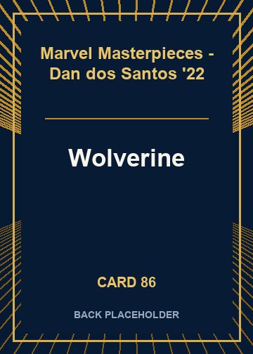 Wolverine back card image
