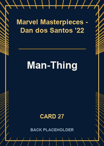 Man-Thing back card image