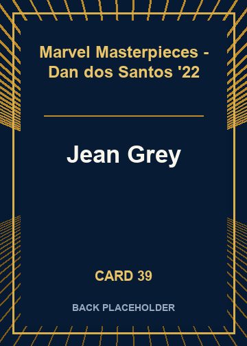 Jean Grey back card image