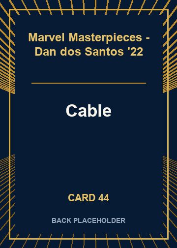 Cable back card image