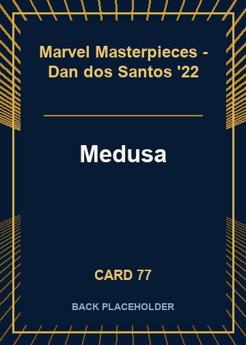 Medusa back card image